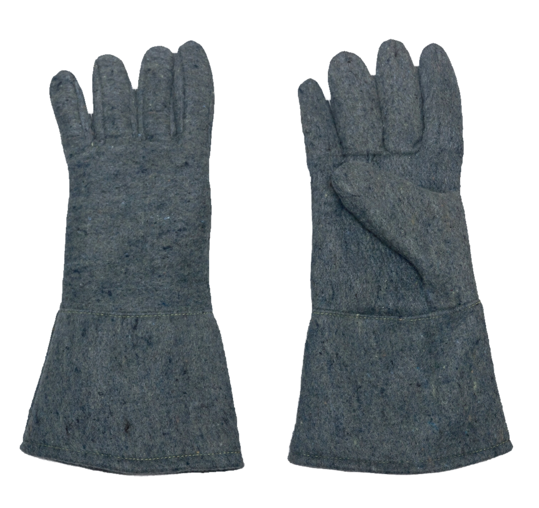 602704 Hitzeschutzhandschuh Aramid Filz 5-Finger 350mm.